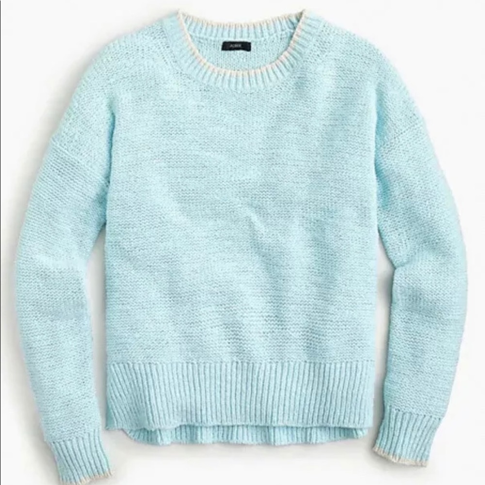 Tipped beach sweater- Blue (New)